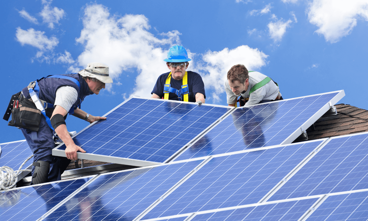 {Solar Panel Install}